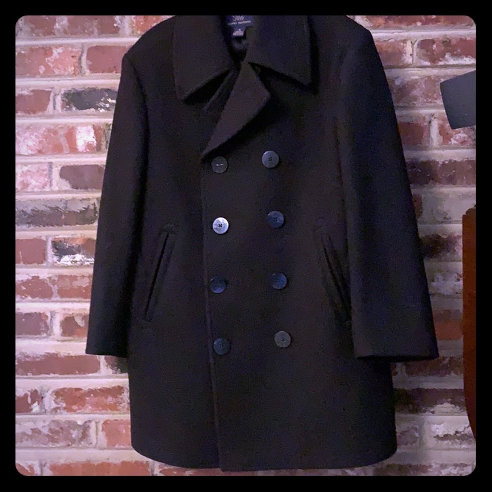 🖤 Timeless Wool Pea Coat 🔥